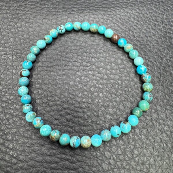 Bracelet en Turquoise du Tibet "Perles de 4mm" (réf bct1) – Image 3