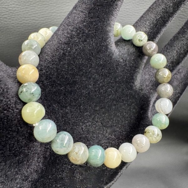Bracelet en Émeraude du Brésil "perles 6mm" – Image 2
