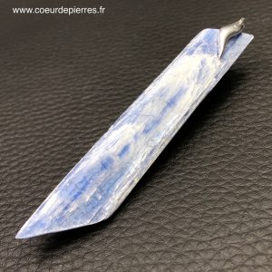 Pendentif cyanite bleue du Brésil “grand modèle” (réf cy2)