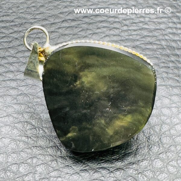 Pendentif Obsidienne Manta Huichol (ref pomh5) – Image 3