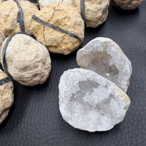 Géode de cristal de roche