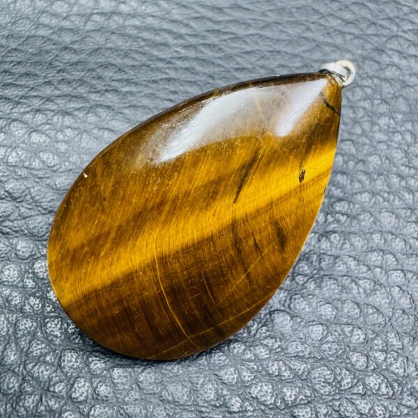 Pendentif Oeil de Tigre d'Afrique du Sud (réf pot23) – Image 2