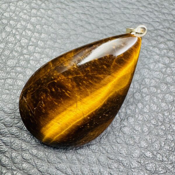 Pendentif Oeil de Tigre d’Afrique du Sud (réf pot1) – Image 2