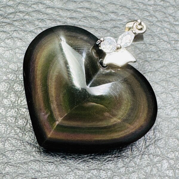Pendentif Obsidienne Oeil Céleste du Mexique (réf ooc4) – Image 3