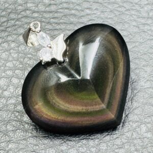 Pendentif Obsidienne Oeil Celeste