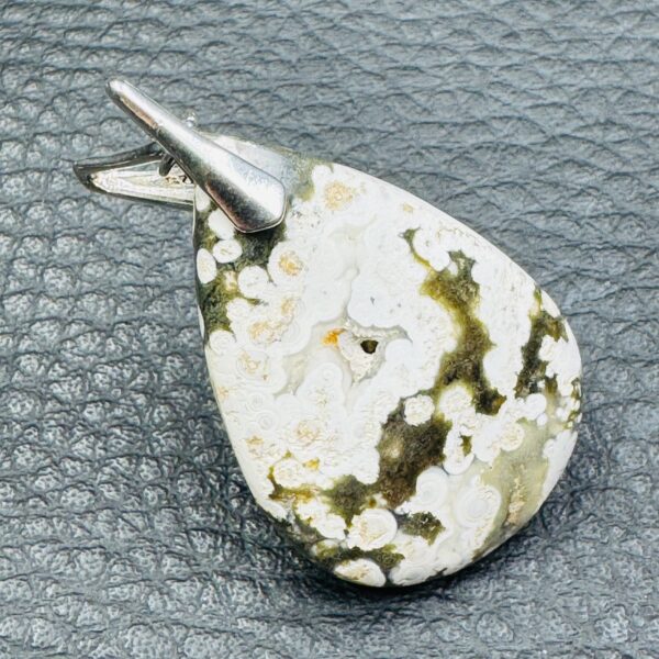 Pendentif jaspe orbiculaire (réf pjo6) – Image 3