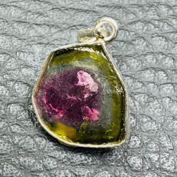 Pendentif Tourmaline Melon d'Eau du Brésil (réf tm22) – Image 3