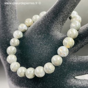 Bracelet en Nipomo marcasite “pyrite” de Californie « perles de 8mm »