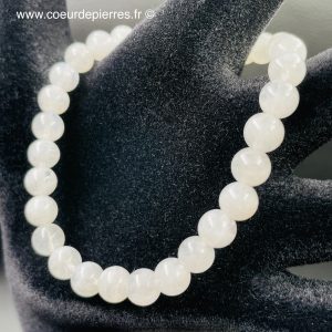 Bracelet en péristerite perles de 6mm “labradorite blanche”