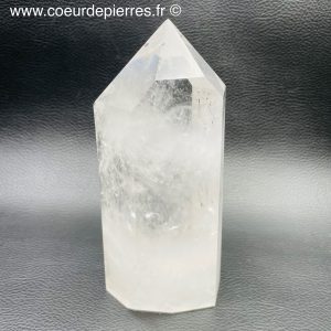 Grand prisme de cristal de roche de Madagascar 0,873kg (réf cr32)