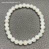 Bracelet en Pierre de Lune Blanche du Sri Lanka "Perles de 6mm" – Image 5