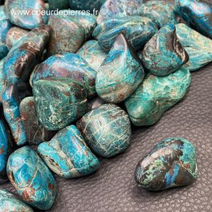 Shattuckite d’Arizona U.S.A en pierres roulées “grande taille”