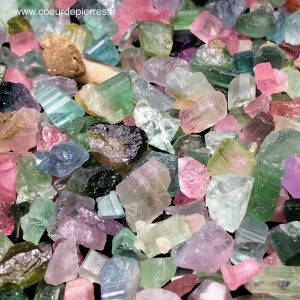 Tourmaline « fragments de cristaux brute » d’Afghanistan (par grammes)