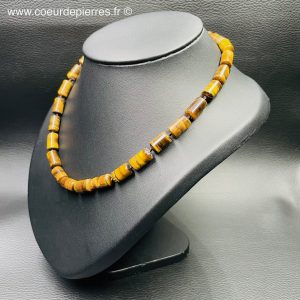 Collier oeil de tigre d’Afrique du sud (ref ct1)