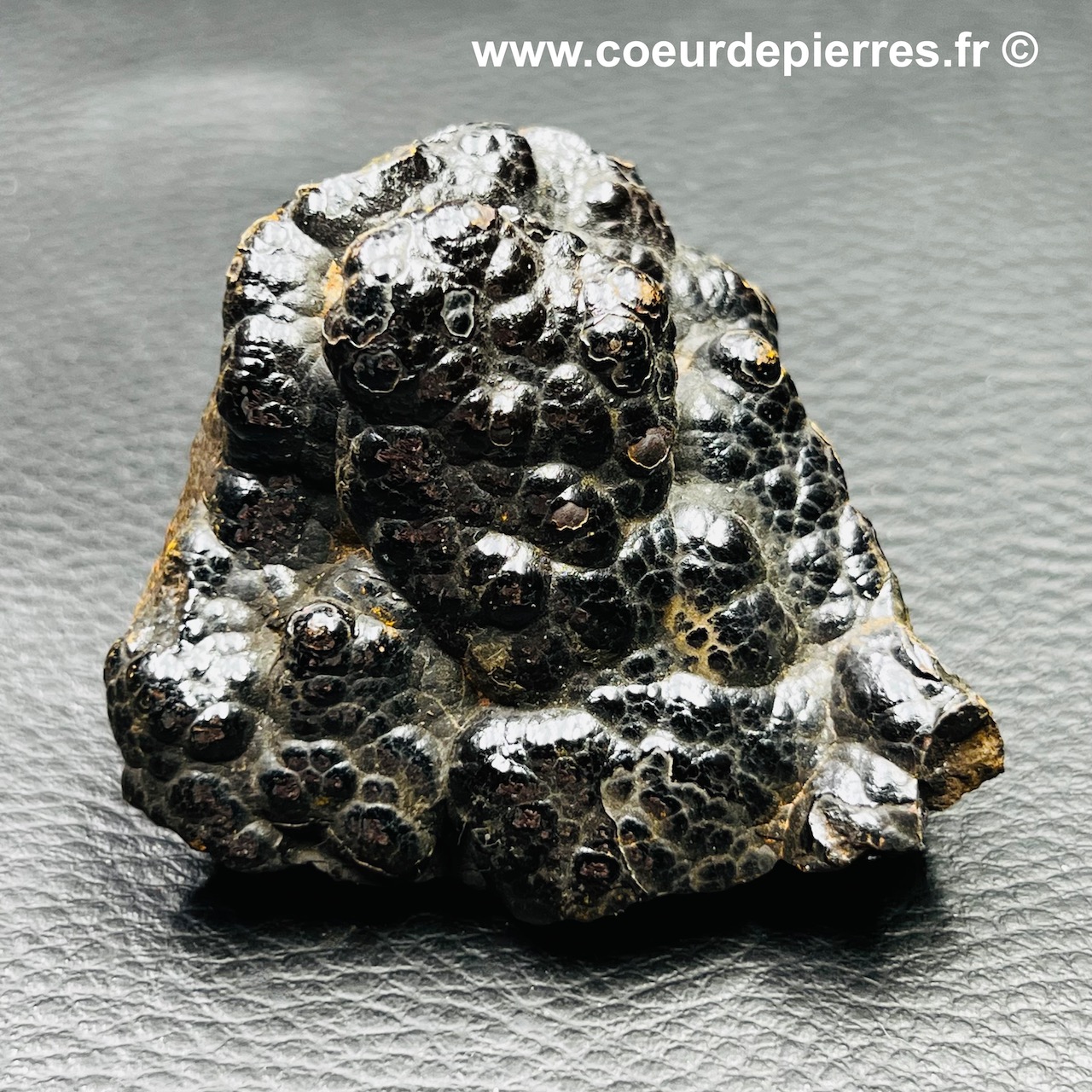 Hématite brut du Maroc de 0,328 kg (réf hb8)