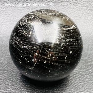 Sphère en Tourmaline noire de Madagascar (réf stn3)