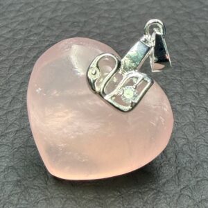 Pendentif en Quartz Rose
