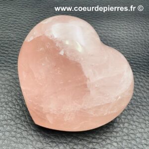 Coeur en Quartz Rose