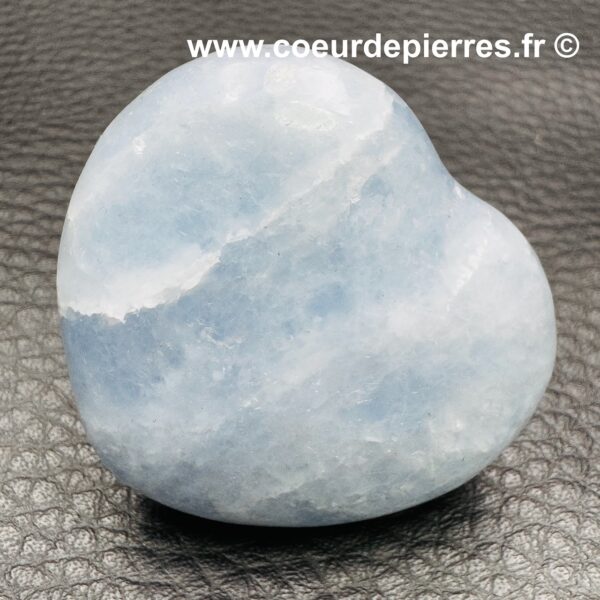 Coeur en Calcite Bleue