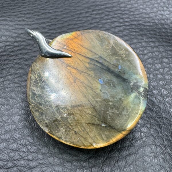 Pendentif Labradorite Dorée (réf ld28) – Image 3