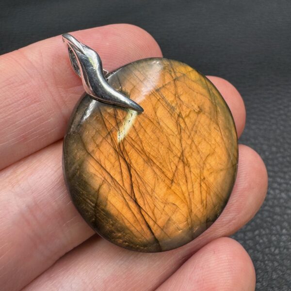 Pendentif Labradorite Dorée (réf ld28) – Image 4