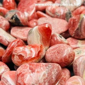 Rhodochrosite d’Argentine “pierres roulées XL”