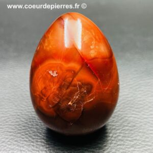 Cornaline “oeuf” de Madagascar (réf bc2)