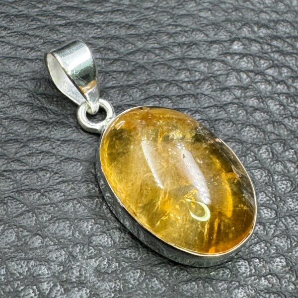 Pendentif citrine naturelle de Madagascar (réf ci7) – Image 2