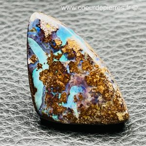 Opale boulder polie «cabochon» 37 carats (réf oba5)