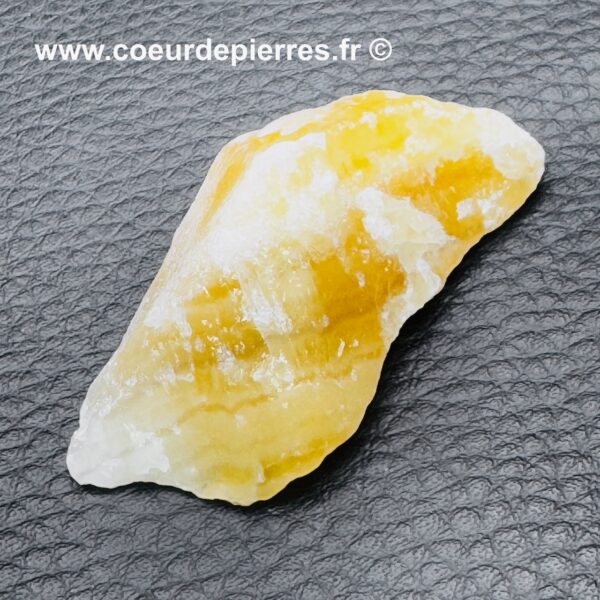 Calcite orange brute de Madagascar (réf cob10) – Image 2