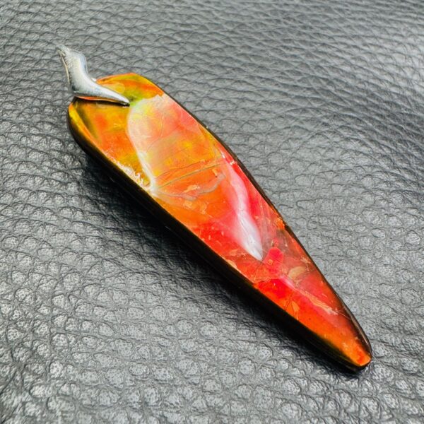 Pendentif en Ammolite du Canada 52,5 carats (réf amol9) – Image 2