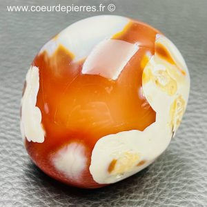 Galet de cornaline de Madagascar (réf gc10)