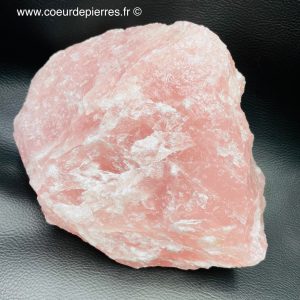Bloc brut de quartz rose de Madagascar 3,786Kg (réf prb8)