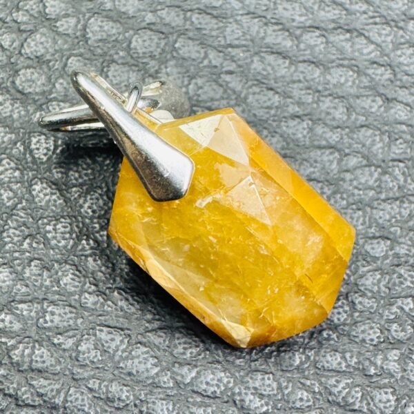 Pendentif en Saphir Jaune du Sri Lanka (réf sa13) – Image 2