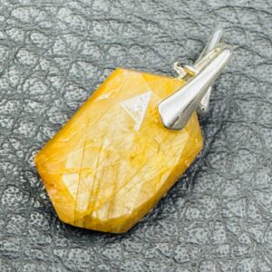 Pendentif en Saphir Jaune