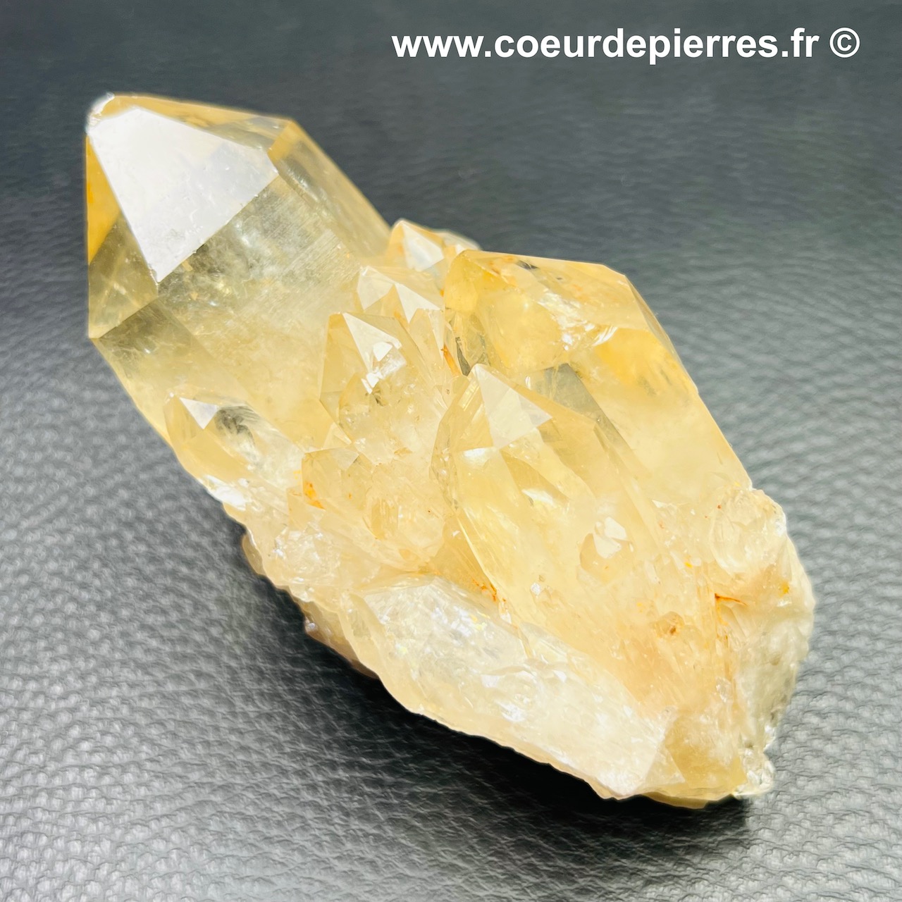 Citrine naturelle « druse » d’Afrique « rare » (réf dc11)