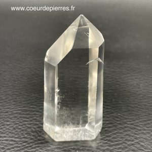 Prisme de cristal de roche de Madagascar (réf gcr4)