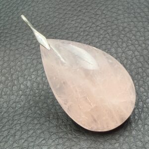 Pendentif Quartz Rose
