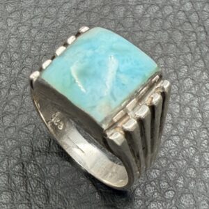 Chevalière avec Larimar