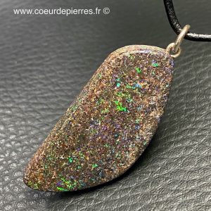 Pendentif en opale boulder matrix d’Australie de 40 carats (réf po15)