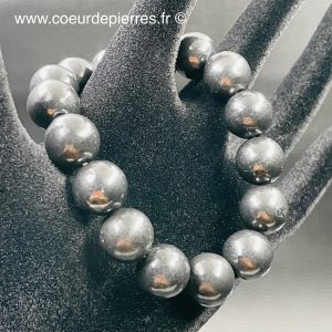 Bracelet en shungite de Russie “perles de 12mm”
