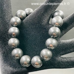 Bracelet en shungite de Russie « perles de 12mm »
