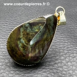 Pendentif en Obsidienne Manta Huichol