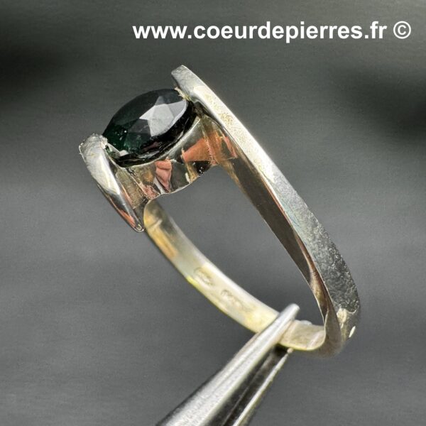 Bague en Tourmaline Bleue Indicolite "Taille 54" (réf bat17) – Image 4