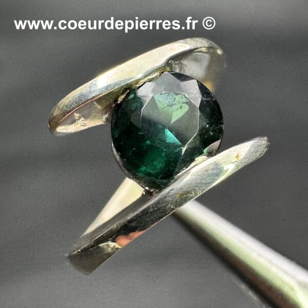 Bague en Tourmaline Bleue Indicolite "Taille 54" (réf bat17) – Image 6