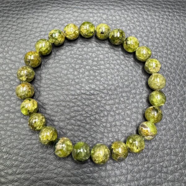 Bracelet en Péridot d'Égypte "perles de 8mm" – Image 3