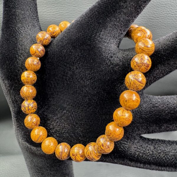 Bracelet en Jaspe Éléphant "perles 6mm" – Image 2