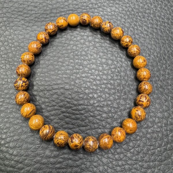 Bracelet en Jaspe Éléphant "perles 6mm" – Image 3
