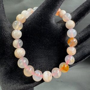 Bracelet en Agate Fleurie