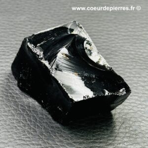 Obsidienne noire “larme d’apache” du Mexique (réf ob2)